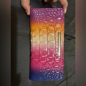Brahmin Pink Ombre Wallet